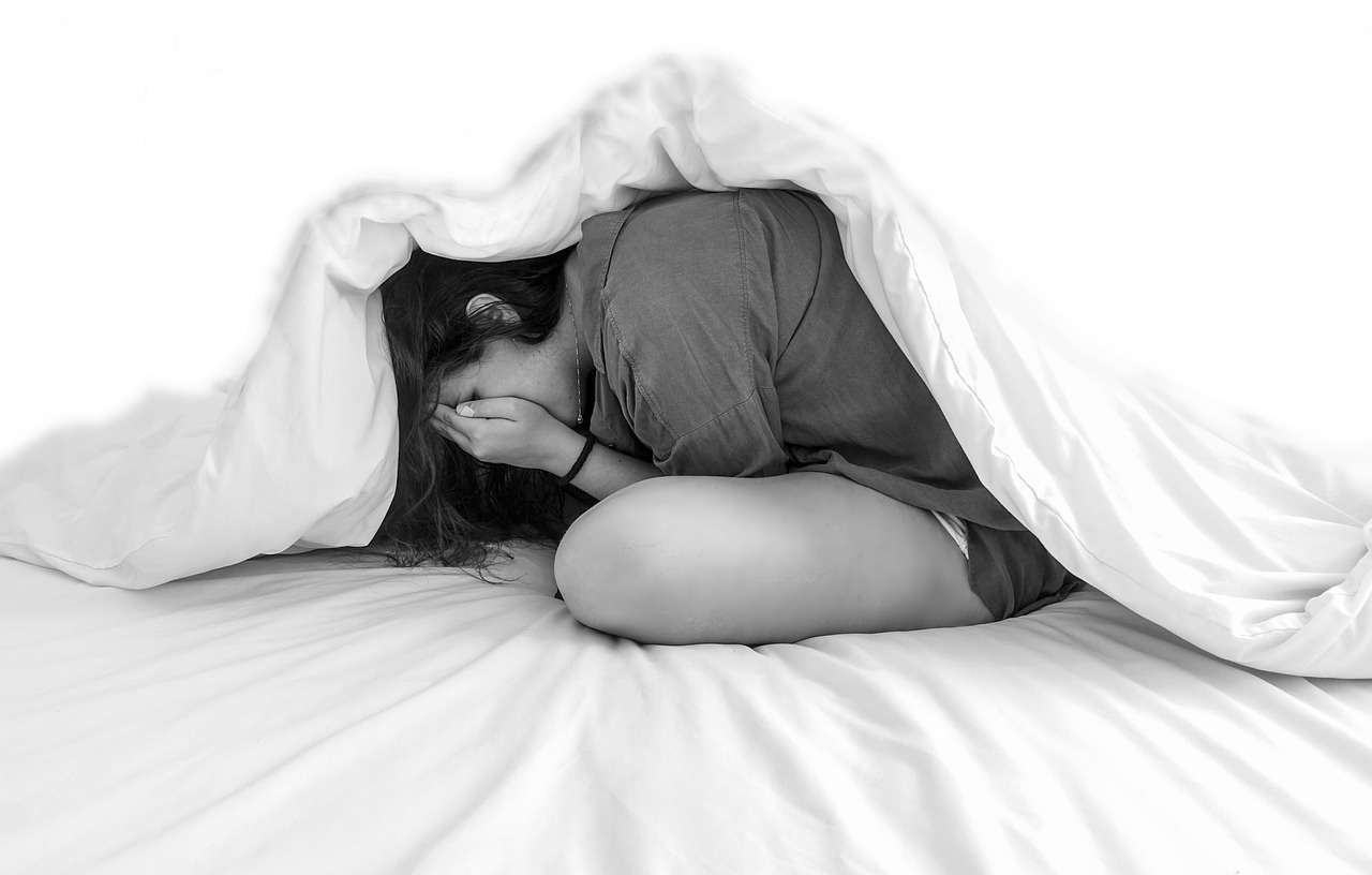 Face Covered Under Blanket