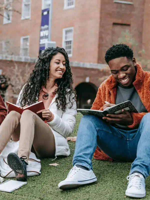 confident college students